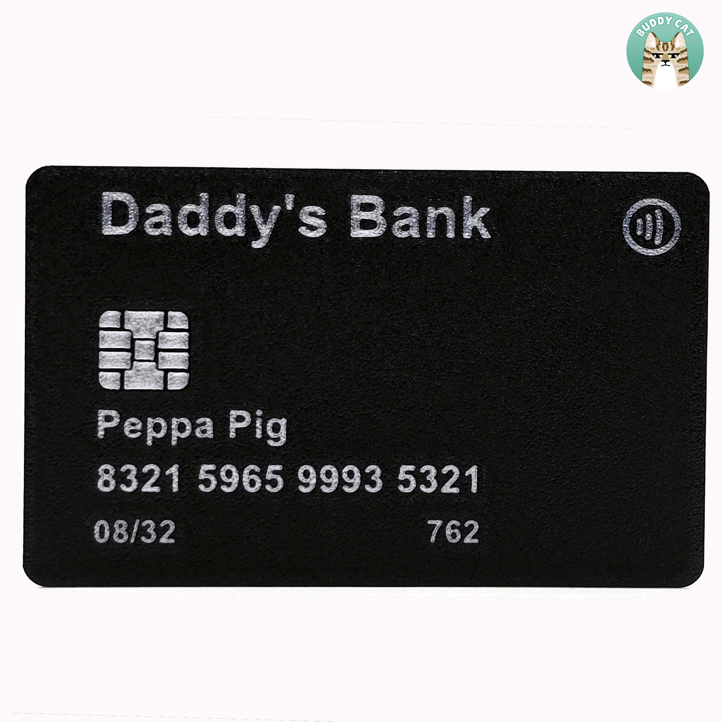 Personalized Toy Credit Card - Pick your name, number, bank name and more!