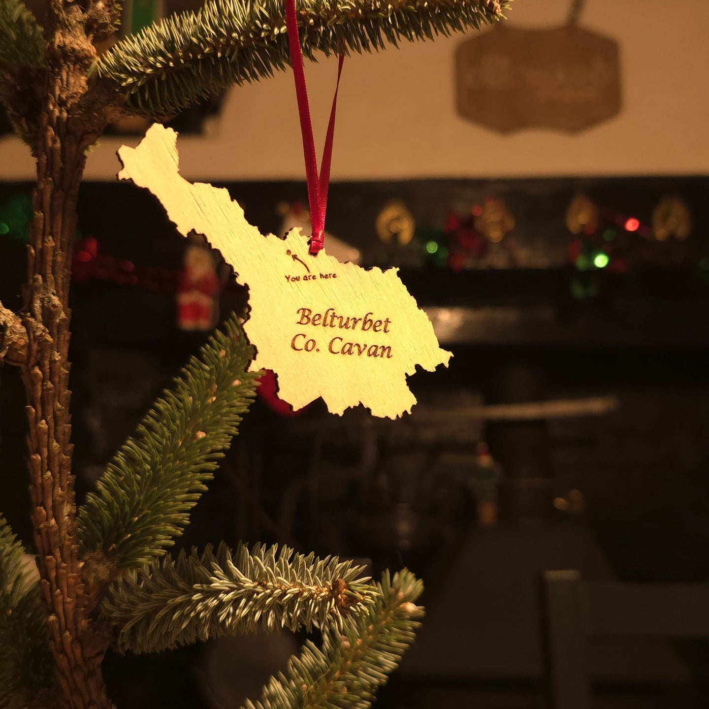 You Are Here - Belturbet - Christmas Tree Decoration
