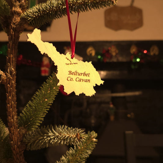 You Are Here - Belturbet - Christmas Tree Decoration
