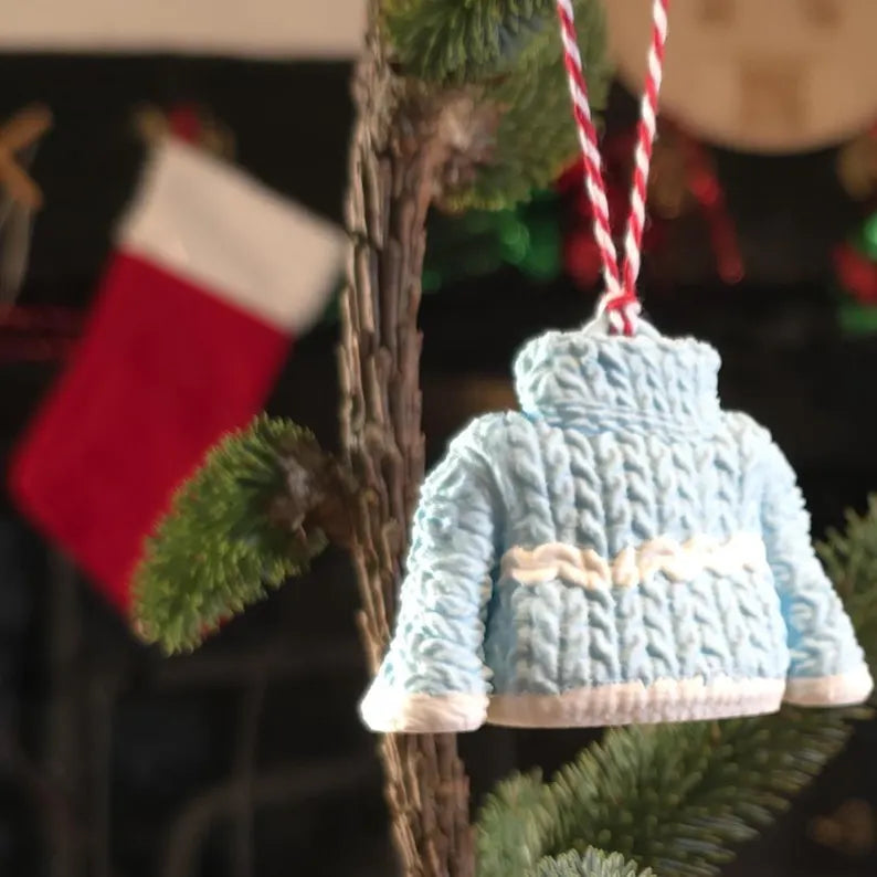 Christmas Jumper - Plastic Christmas Tree Decoration